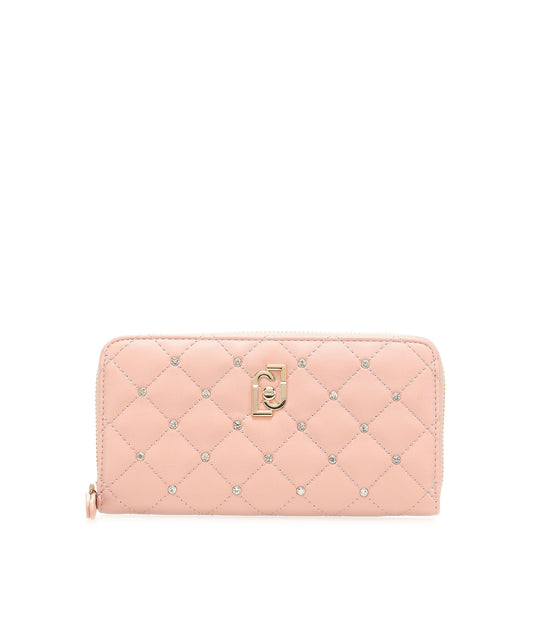 Xl Zip Around - Cameo Rose