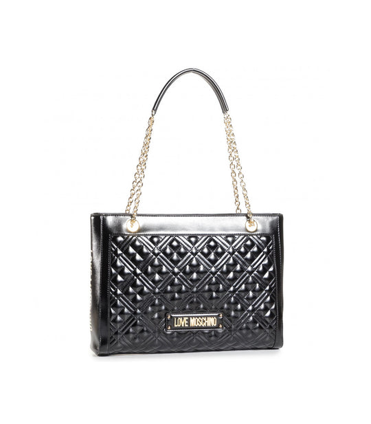 Borsa Quilted Nappa Pu - Nero