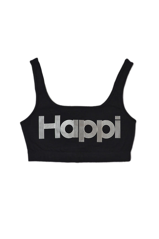 TOP DONNA TIA LAMINATO - BLACK