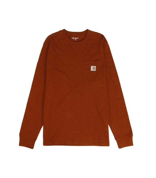 L/S Pocket T-Shirt - Brandy