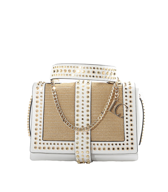 Skylab Large Shopping Raffia + Ecop - Beige/White