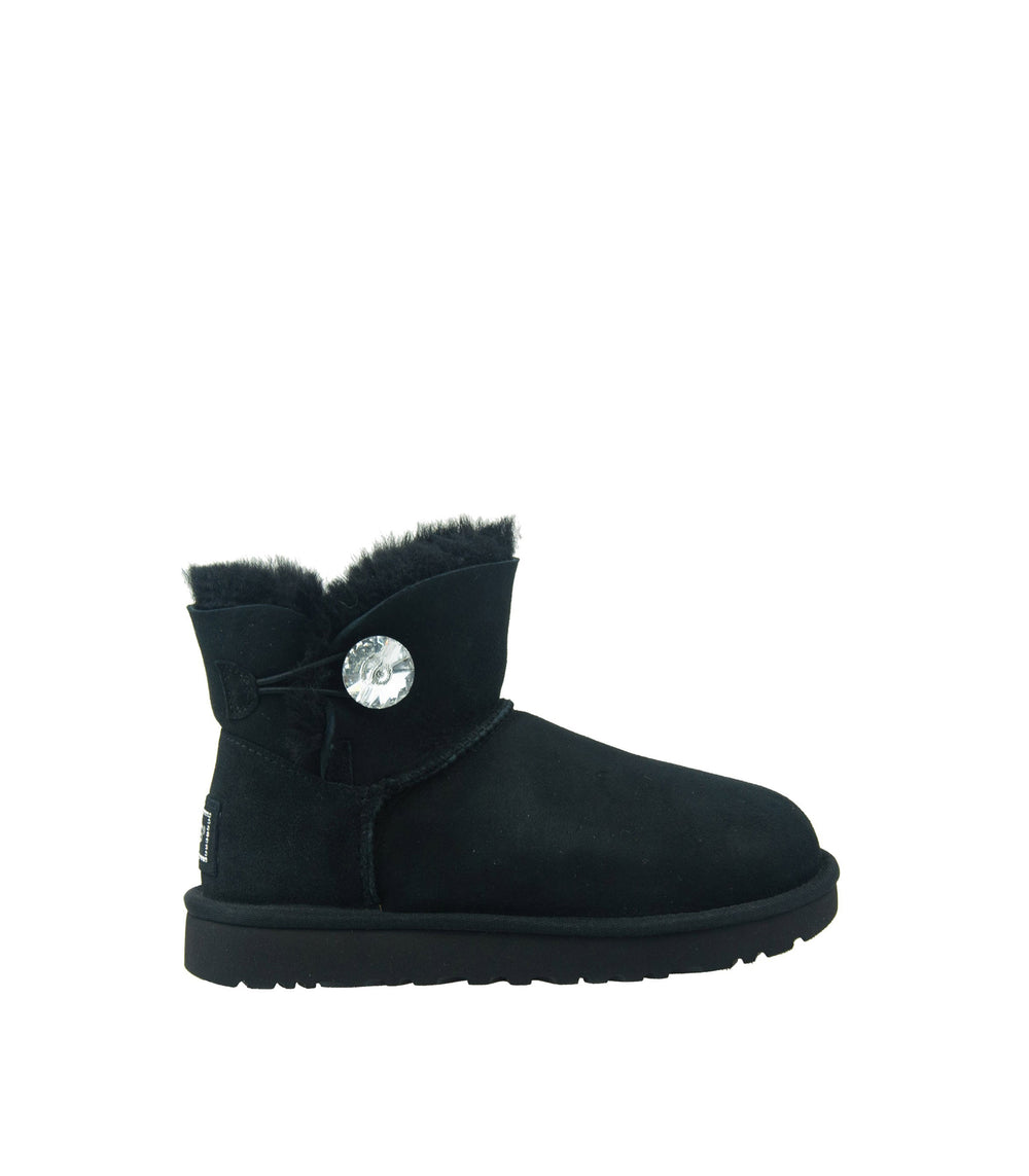 Ugg W Mini Bailey Button Bling - Black Nero Donna » Chemise Imola