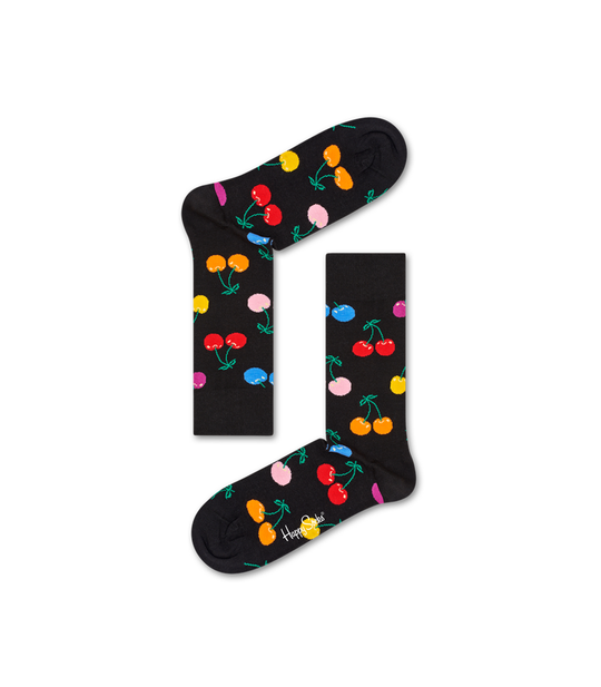 Cherry Socks - Black