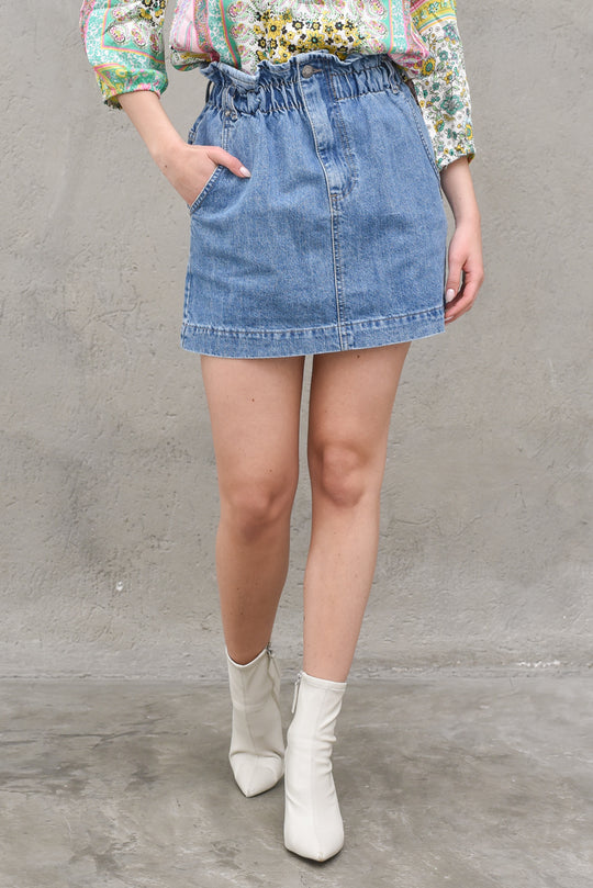 MInigonna Jeans Caramella