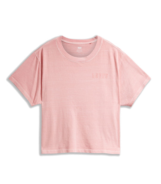 Graphic Varsity Serif Tee - Pink