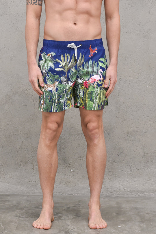 Microfiber Printed Short