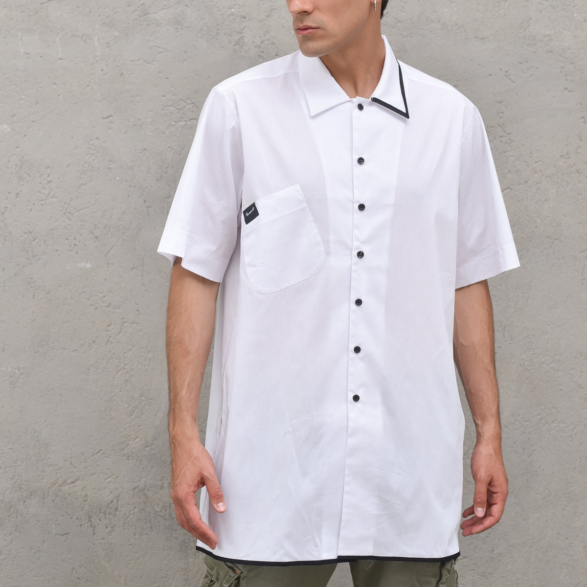 Over Pop Shirt - White — 5