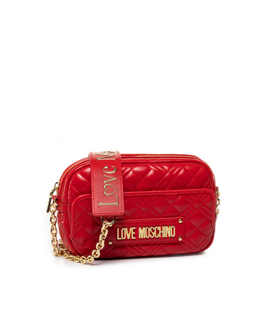 Borsa Quilted Nappa Pu - Rosso