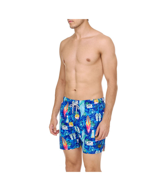 Microfiber Printed Short