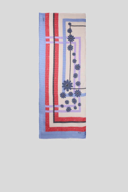 Stola 70x180 Pois - Bright Blue Wave