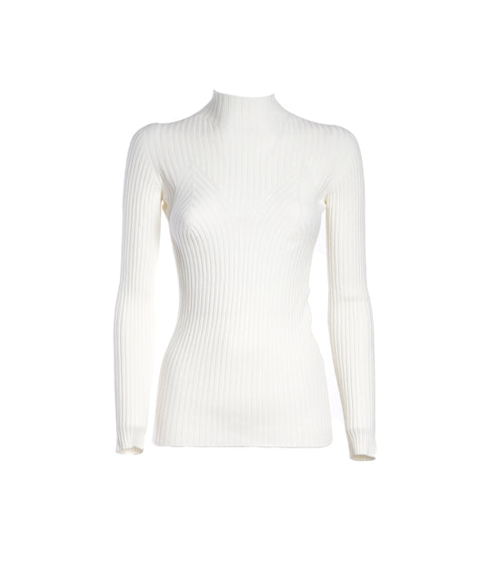 Lupetto A Coste - Panna