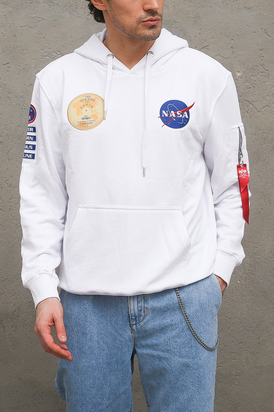 Nasa Voyager Hoody - White