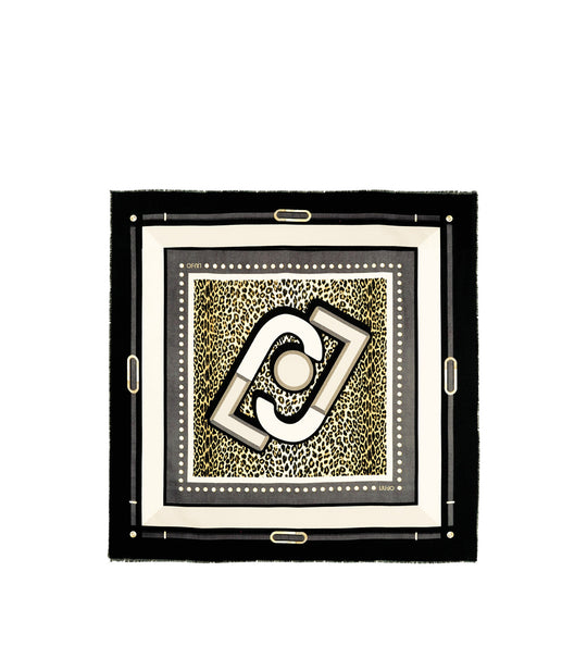 Foulard 120x120 - Nero