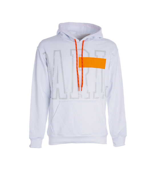 Felpa Cappuccio + Marsupio M/L - Bianco