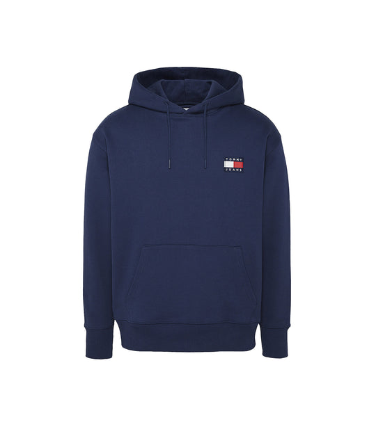 Tjm Tommy Badge Hoodie - Twilight Navy