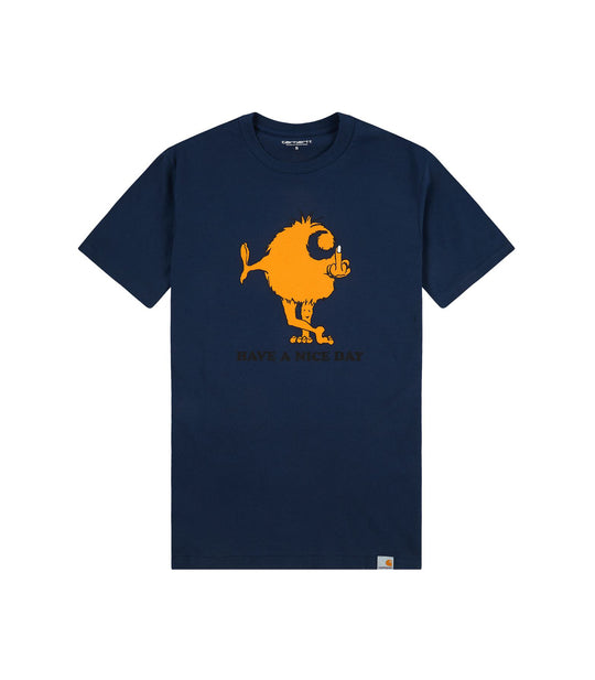 S/S Nice Day T-Shirt - Blue