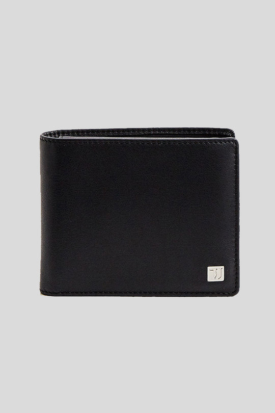 Wallet Credit Card Coin Pocket Smooth - Black