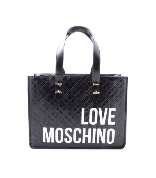 Borsa Quilted Nappa Pu - Nero