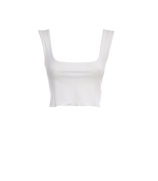 Top Costina - Bianco