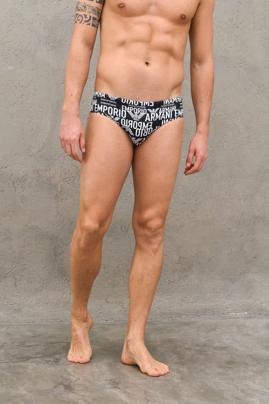 Slip Brief Beachwear - Black