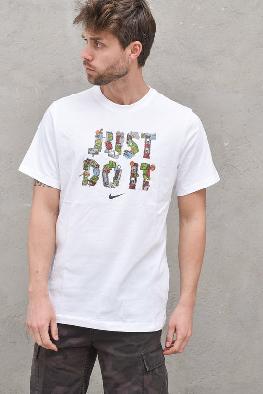 Nike Just Do It Men's Basketball T-shirt - White