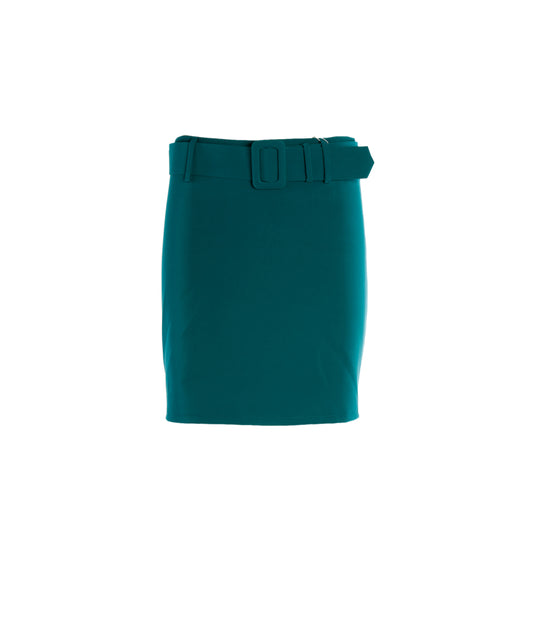 Minigonna Cintura Donna - Petrolio