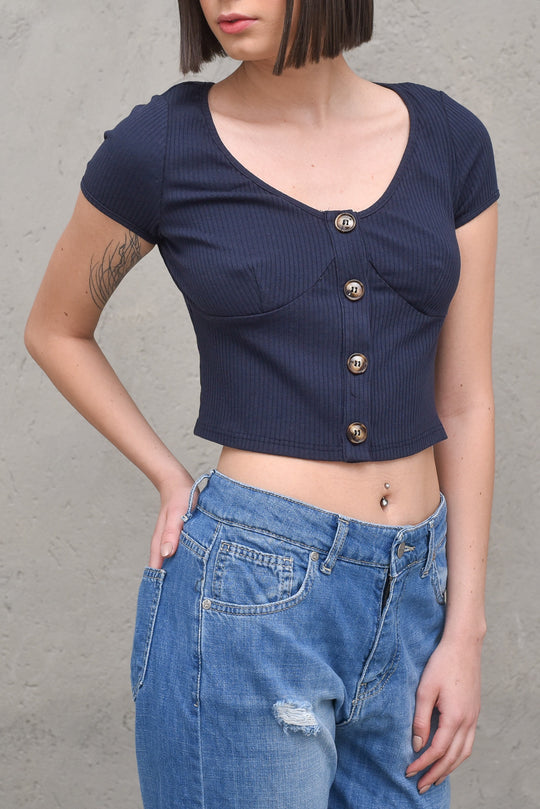 Ladies Top - Navy