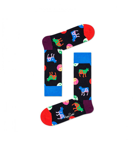 Ying Yang Cow Sock