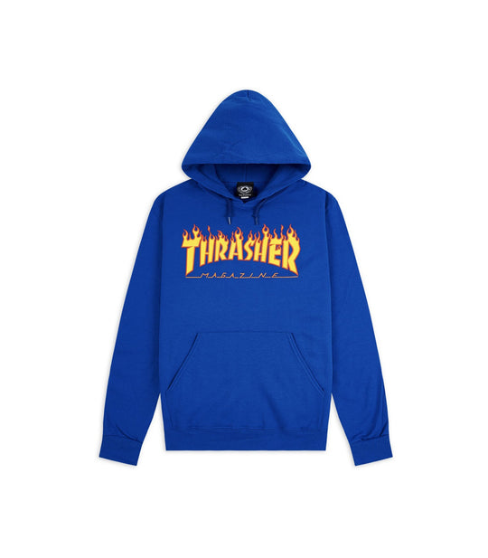 Thrasher Flame Hood Royal