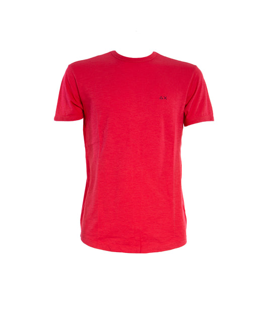 T-shirt Rond Solid - Geranio