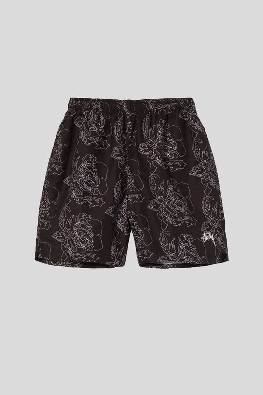 Roses Water Short - Black