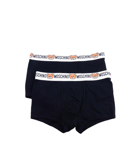 Set di 2 Boxer Moschino Teddy Bear - Nero
