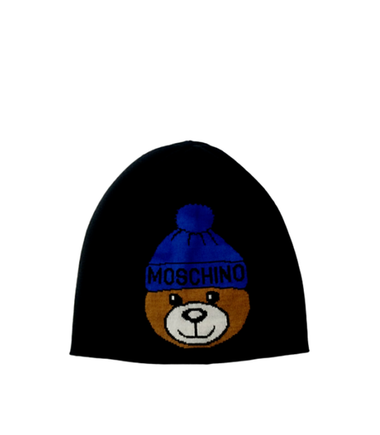 Berretto Lana Acrilico Moschino - Nero