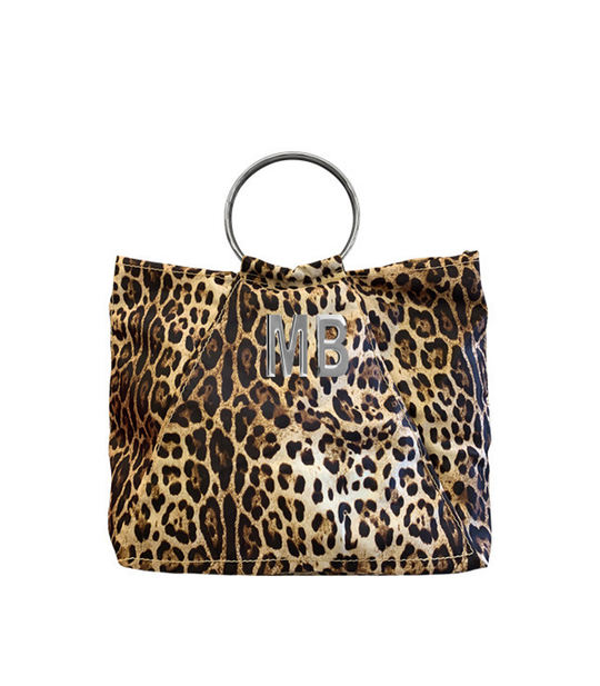 Shopper Con Manico Ad Anello In Nylon - Maculato