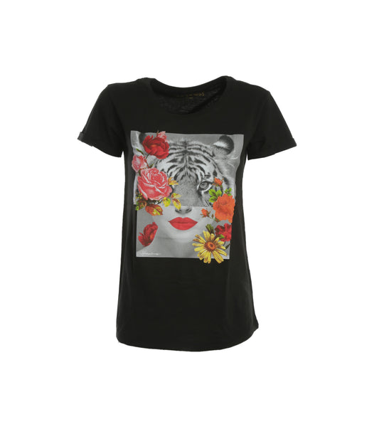 Splendida Tee - 3052 Multicolor - Black