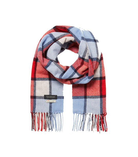 Sciarpa A Quadri - Misto Lana