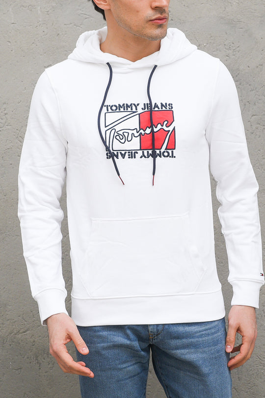 Tjm Essential Graphic Hoodie - White