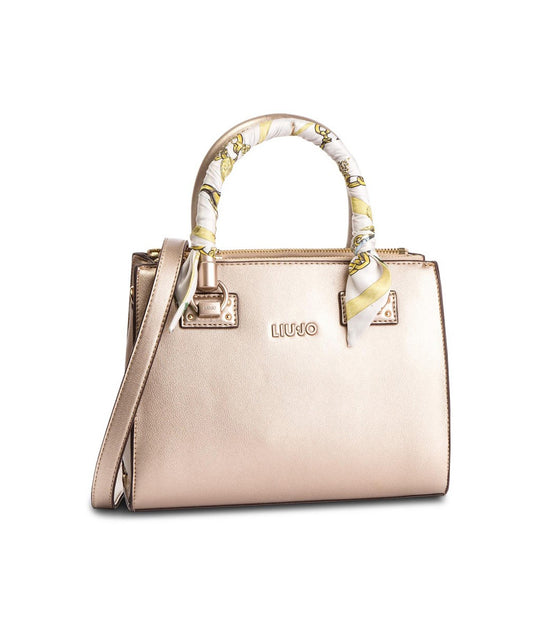 S Satchel Zip - Gold