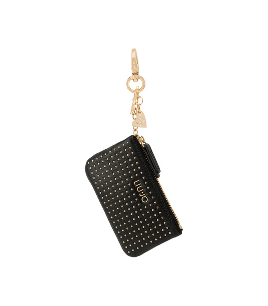 Key Ring W/Pocket - Nero