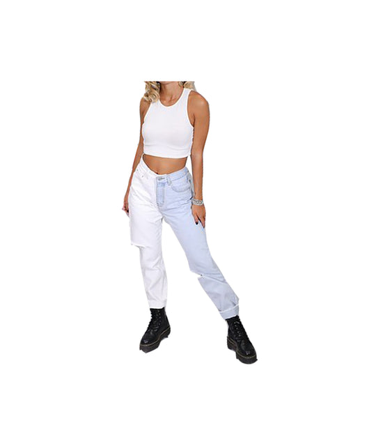 Jeans #GISAR Mood - Chiaro/bianco