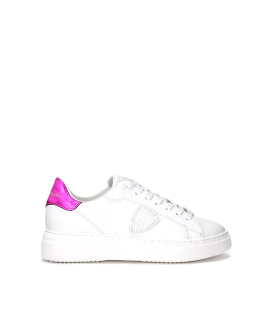Temple Femme L D Lamine - Blanc Fucsia