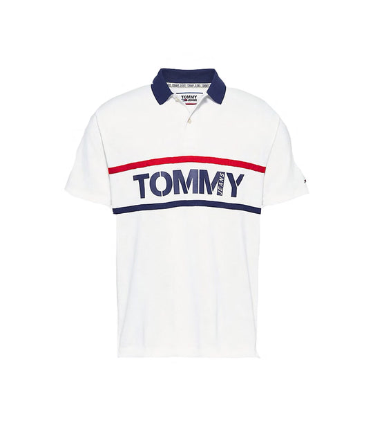 Tjm Bold Graphic Polo - White