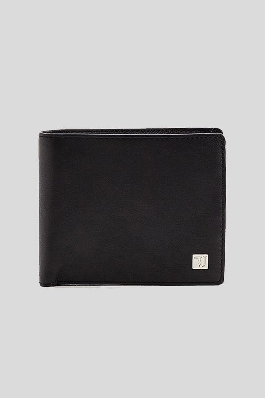 Wallet Credit Card Smooth Monocolor - Black