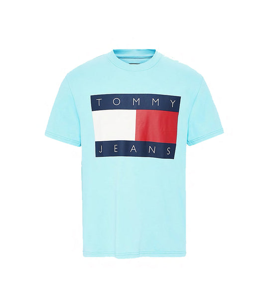 Tjm Tommy Flag Tee - Chlorine Blue