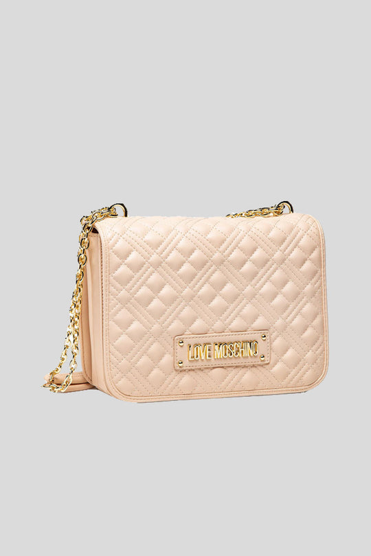 Borsa Quilted Pu - Naturale