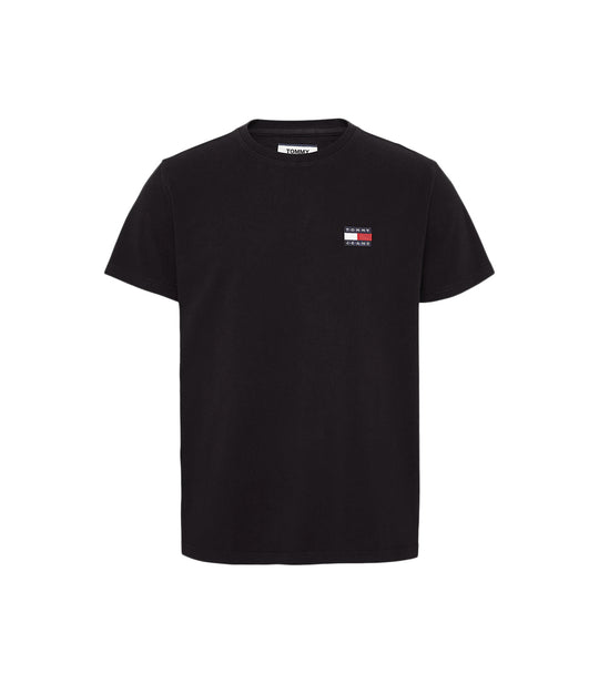 Tjm Tommy Jeans Badge Tee - Tommy Black