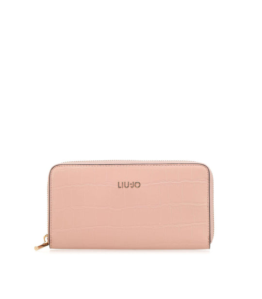 Xl Zip Around - Cameo Rose