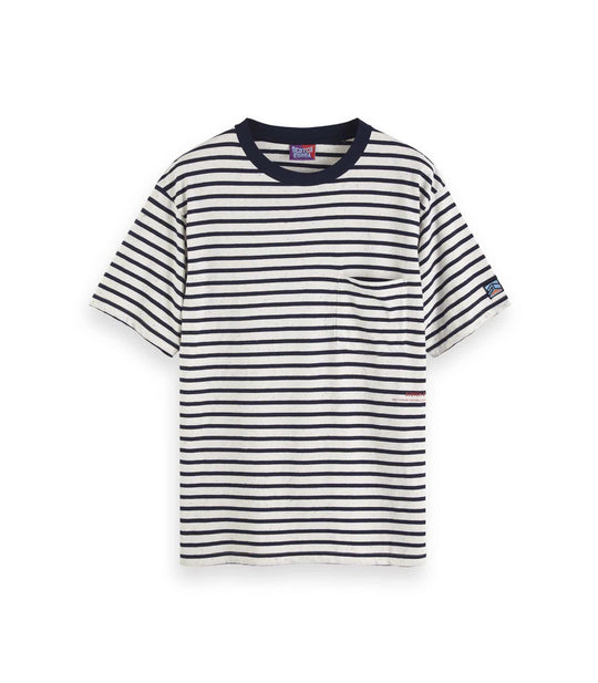 Crewneck Tee In Jersey Quality With Neps - 0217