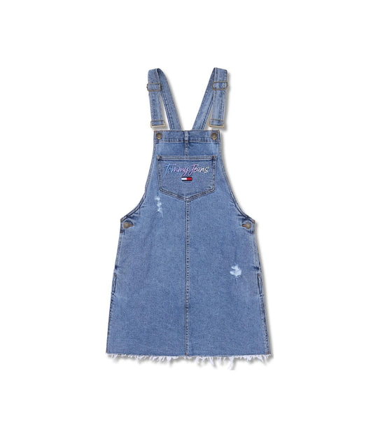Tjw A-line Dungaree Dress Pcblcf - Pecos Blue Comfort