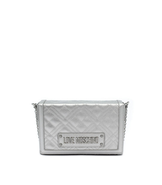 Borsa Quilted Nappa Pu - Argento